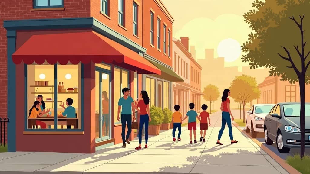 Editorial illustration: Kid-Friendly Restaurants in Williamsport