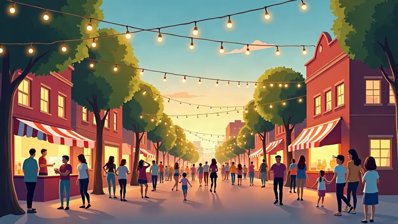 Editorial illustration: Family Weekend Guide: Fun Activities in Williamsport, PA